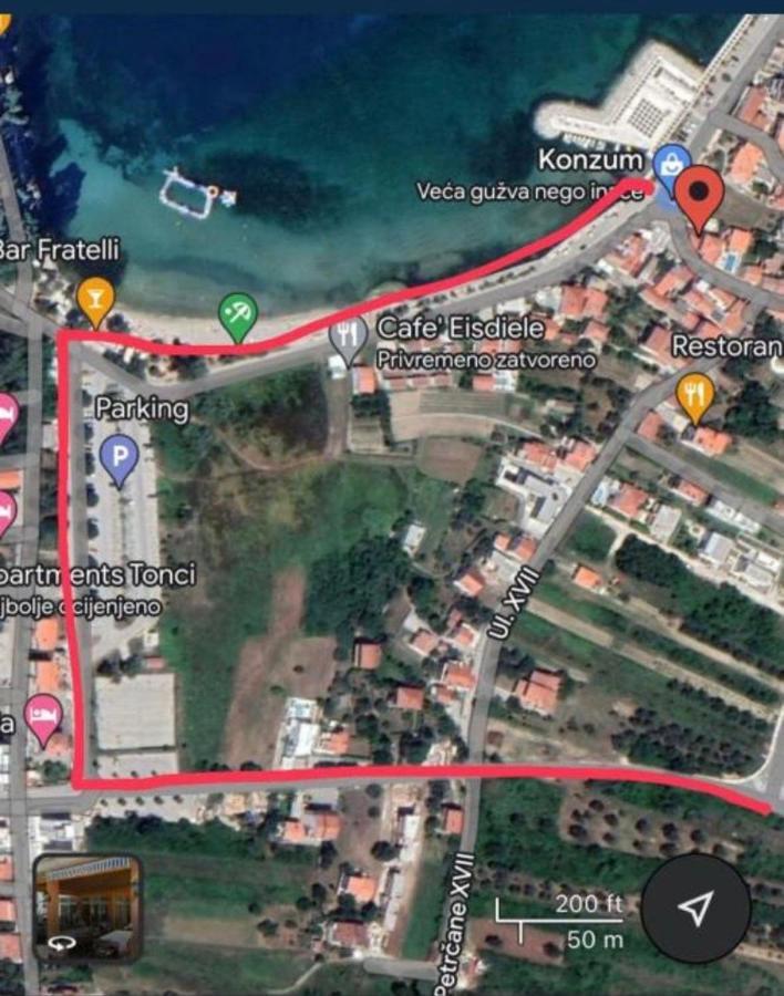 Apartment And Rooms Sidro Петрчане Экстерьер фото